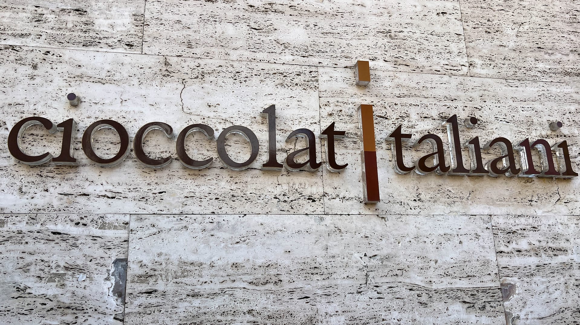 Insegna Cioccolati italiani